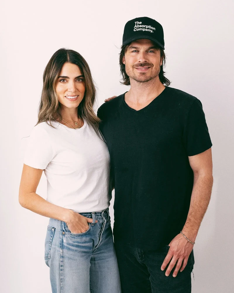 Ian Somerhalder and Nikki Reed, co-founders of The Absorption Company